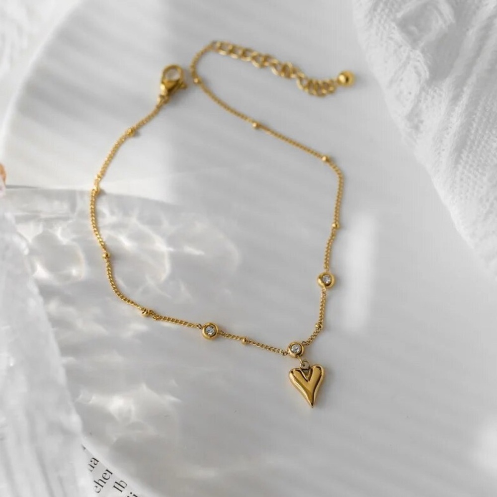 18k Gold filled Anklet for women - Picture 4 of 5